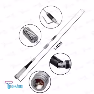 Diamond SG-M507 144/430MHz Dual Band 2.15dBi / 5.5dBi Antena de rádio móvel de alto ganho.